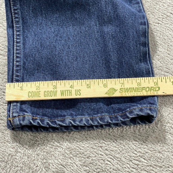 GAP Jeans Ankle Boot Cut Blue Denim Stretch Straight 14 Outdoorsy Preppy Casual‎ - Picture 9 of 14